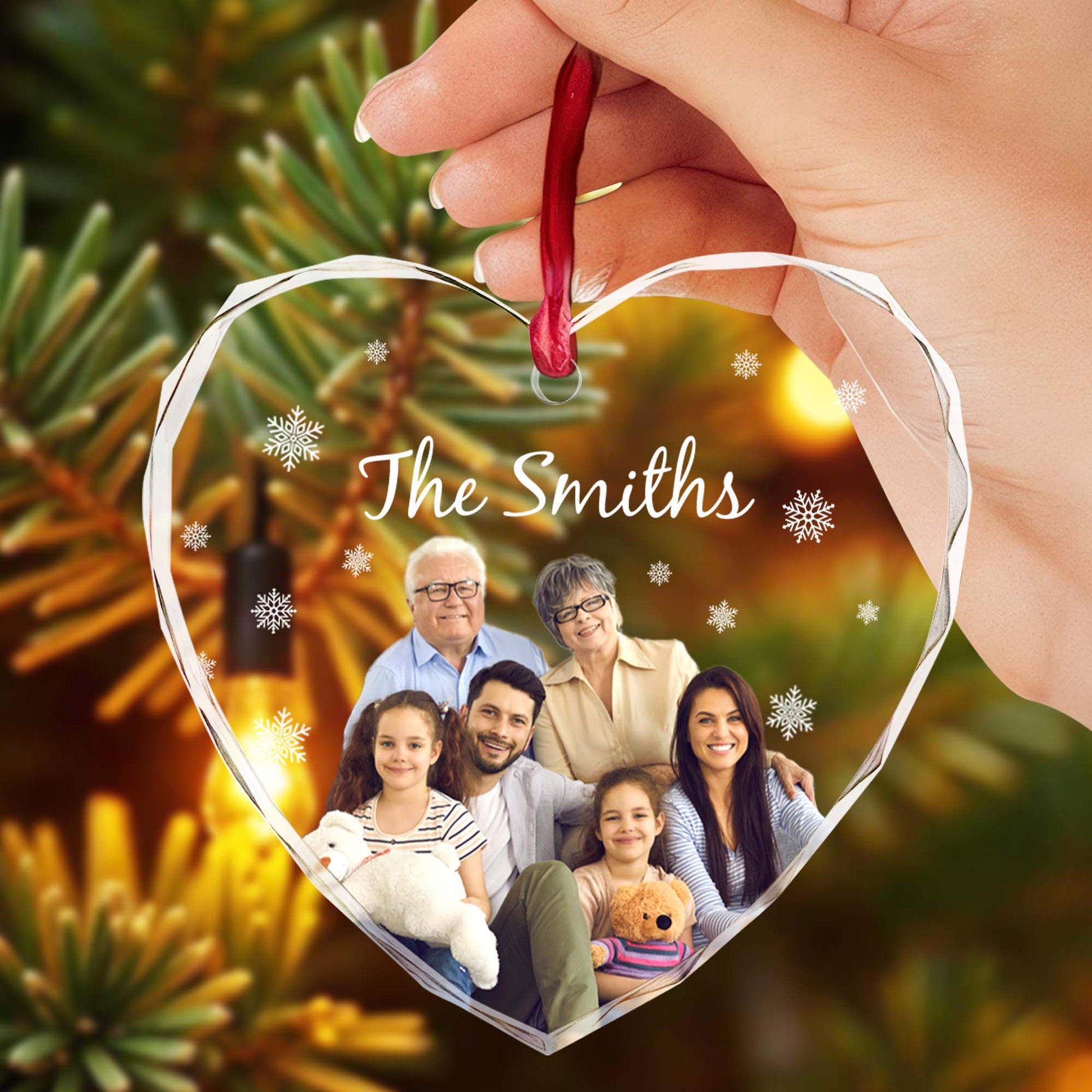 Cherish Your Family Bonds, Family Photo in Heart