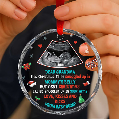 Dear Grandma Next Christmas Snugged in Your Arms, From Baby Bump