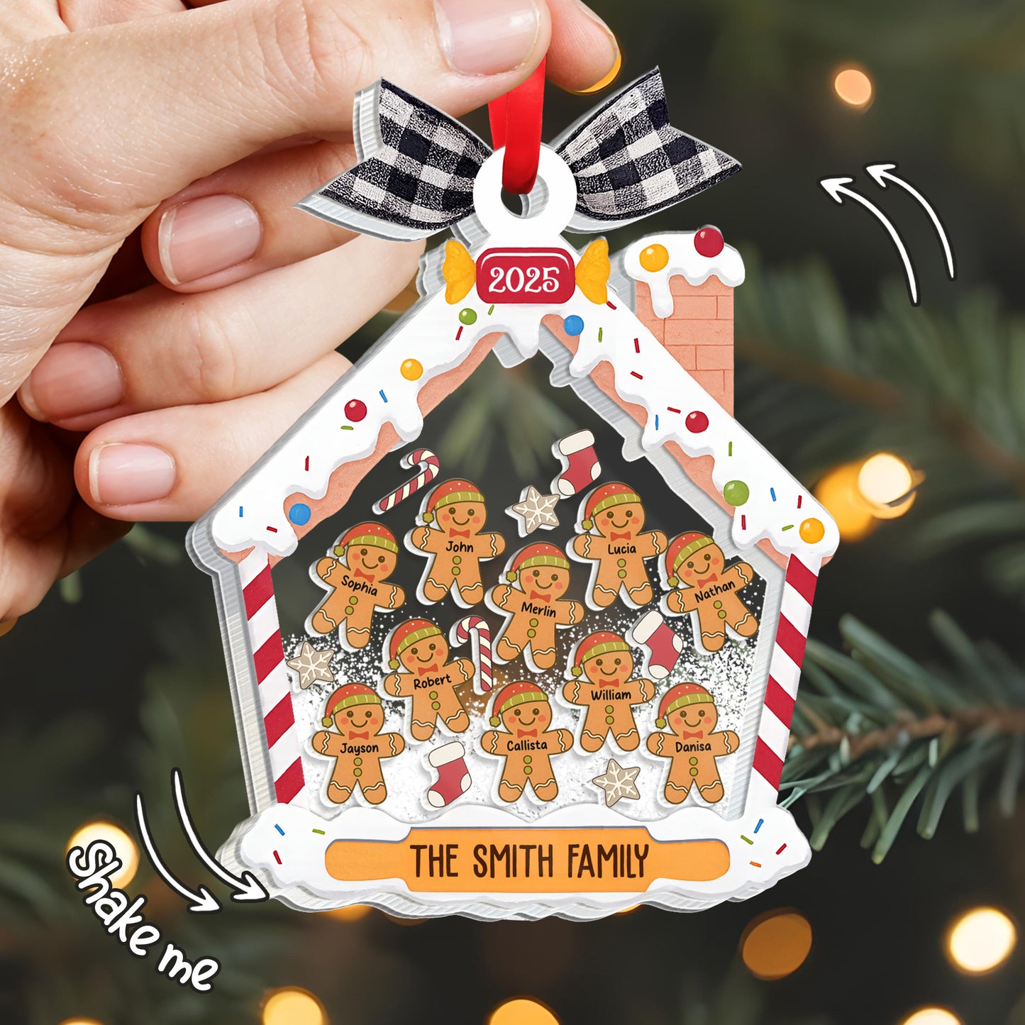 Celebrate Your Unique Family Gingerbread Ornament