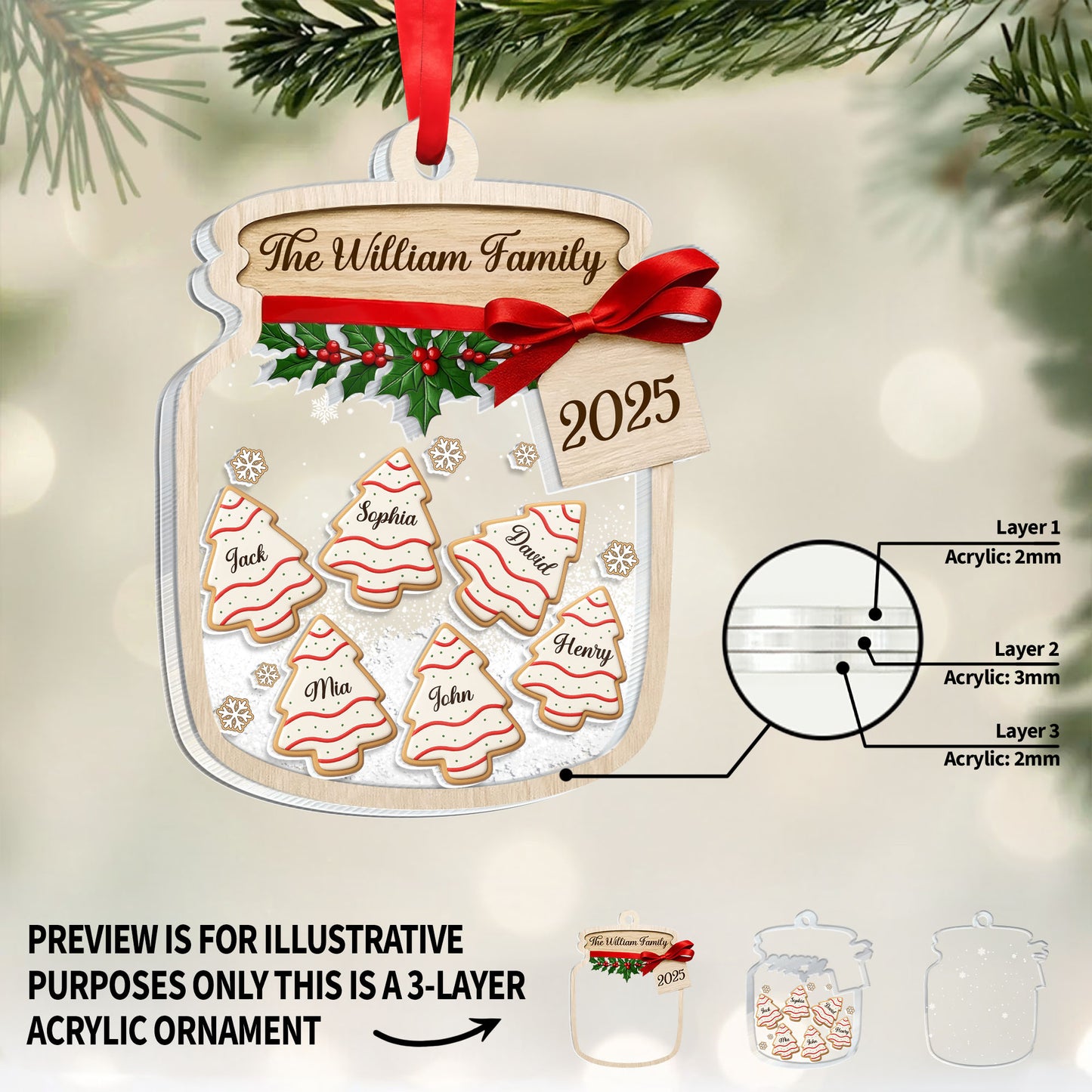 Add A Sprinkle Of Joy And A Dash Of Magic, Christmas Trees And Holly Berries