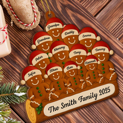 Celebrate Your Family With Cheerful Gingerbread Figures