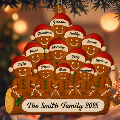 Celebrate Your Family With Cheerful Gingerbread Figures