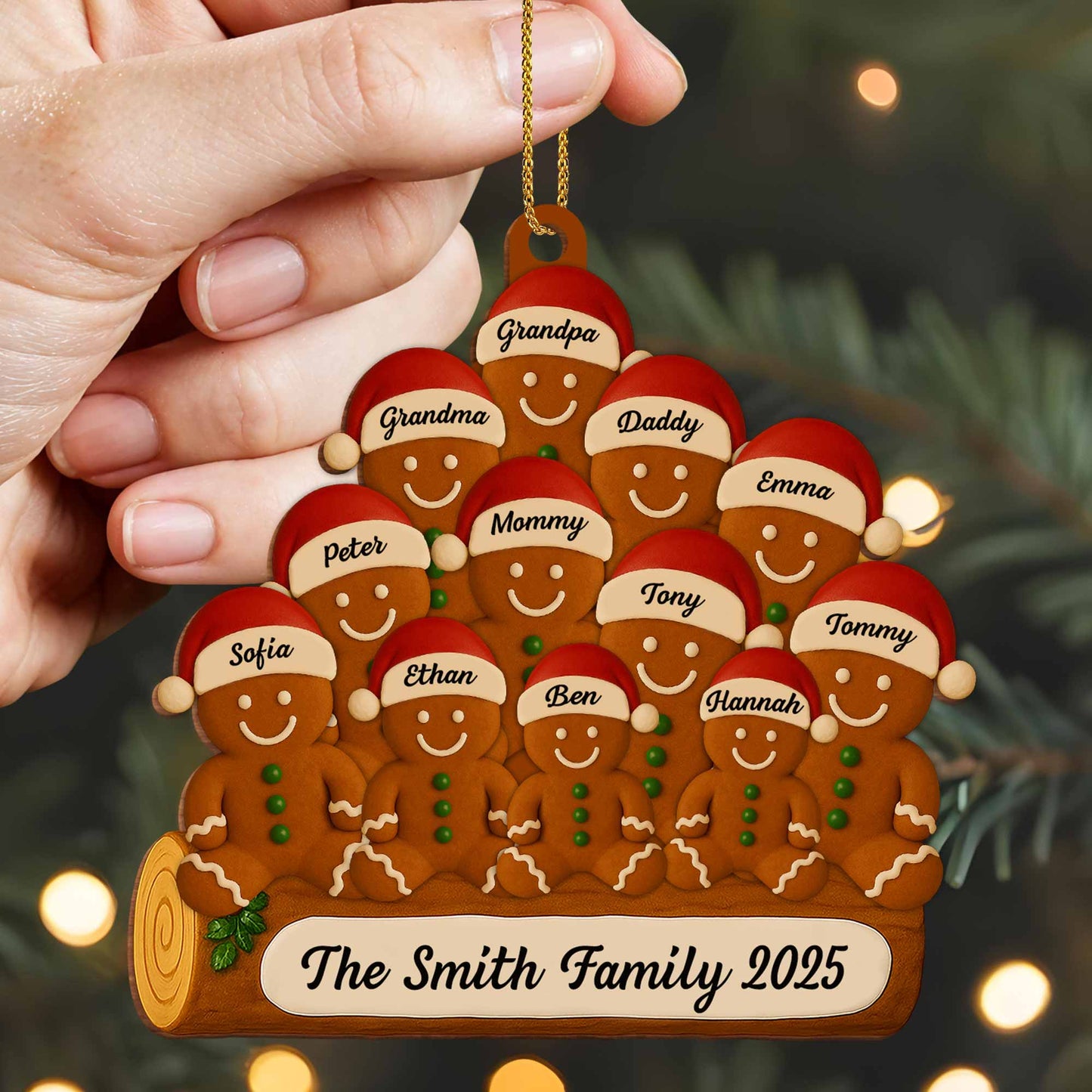 Celebrate Your Family With Cheerful Gingerbread Figures