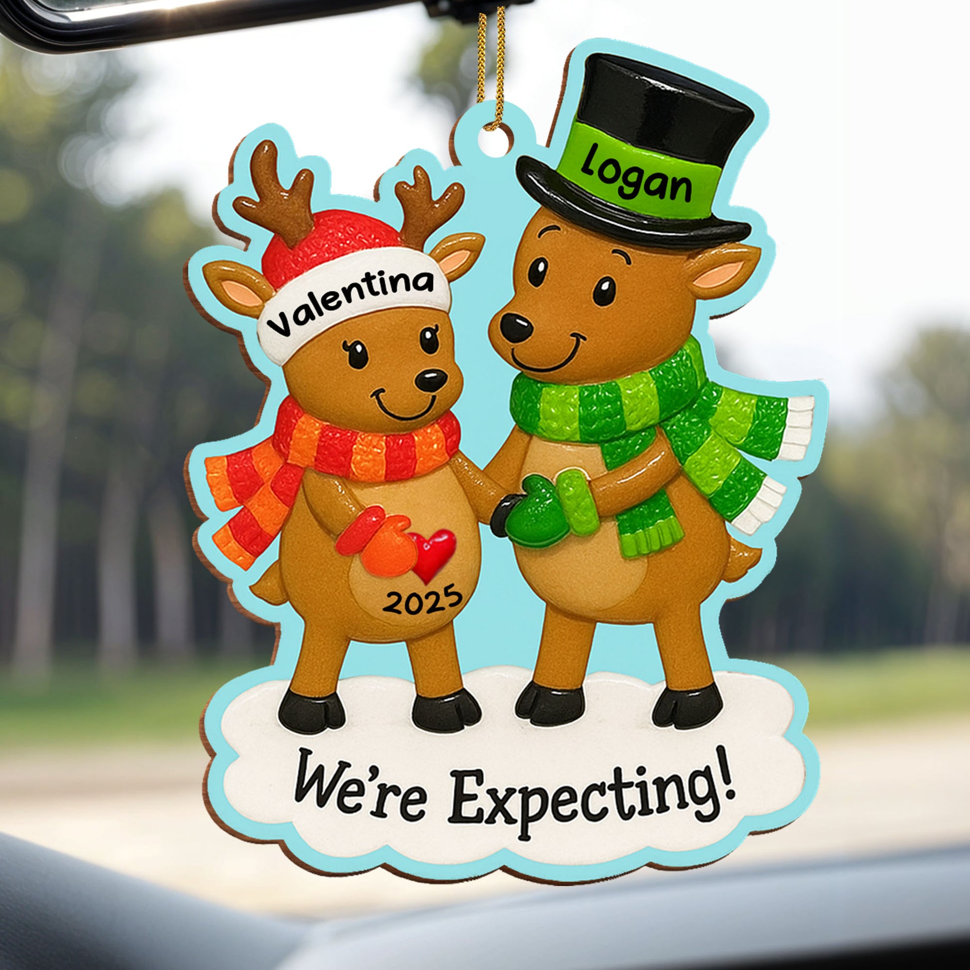 We're Expecting Reindeer Couples