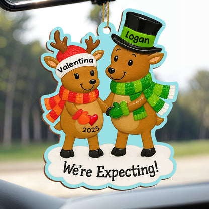 We're Expecting Reindeer Couples