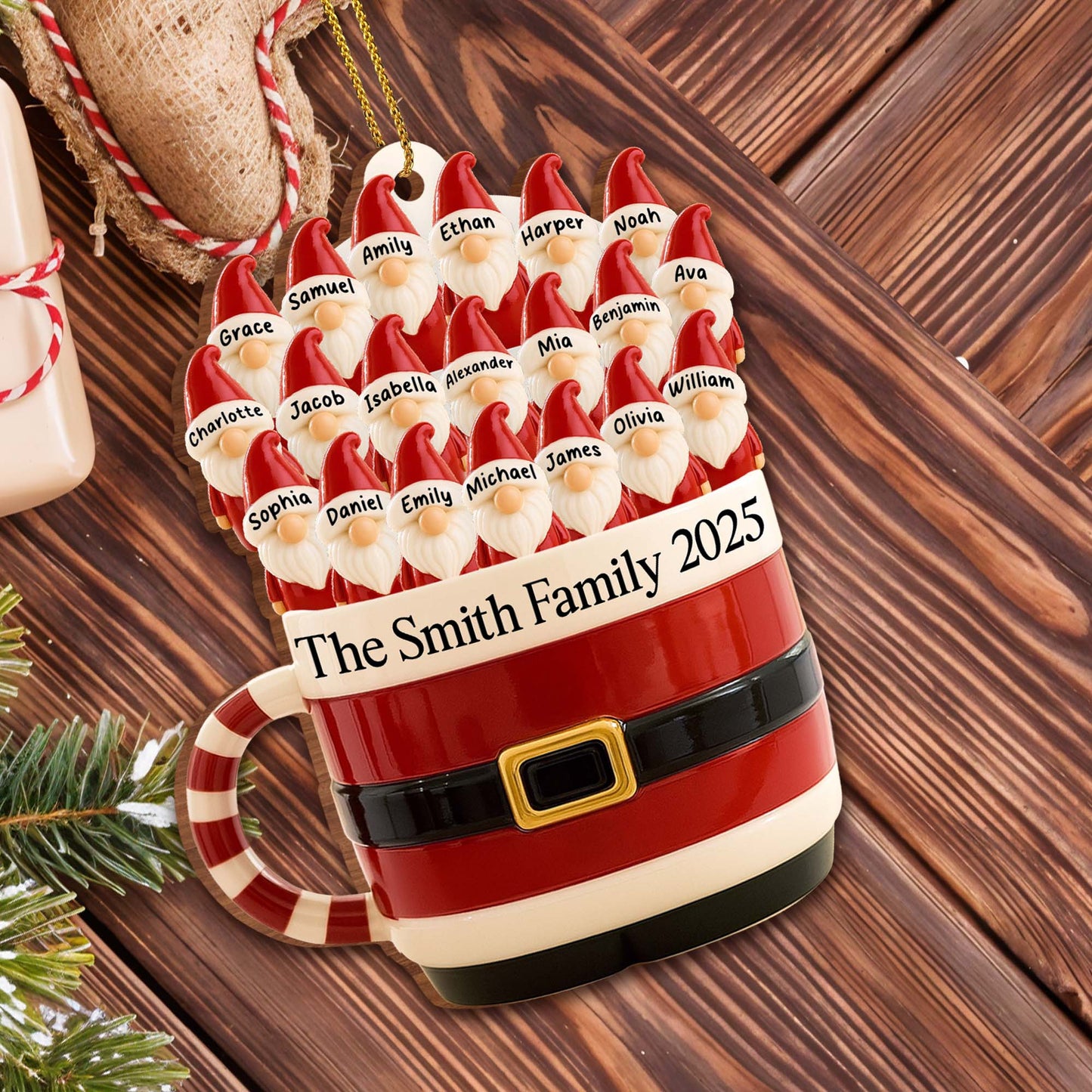 Celebrate Your Family This Christmas With Santa Hat And Belt