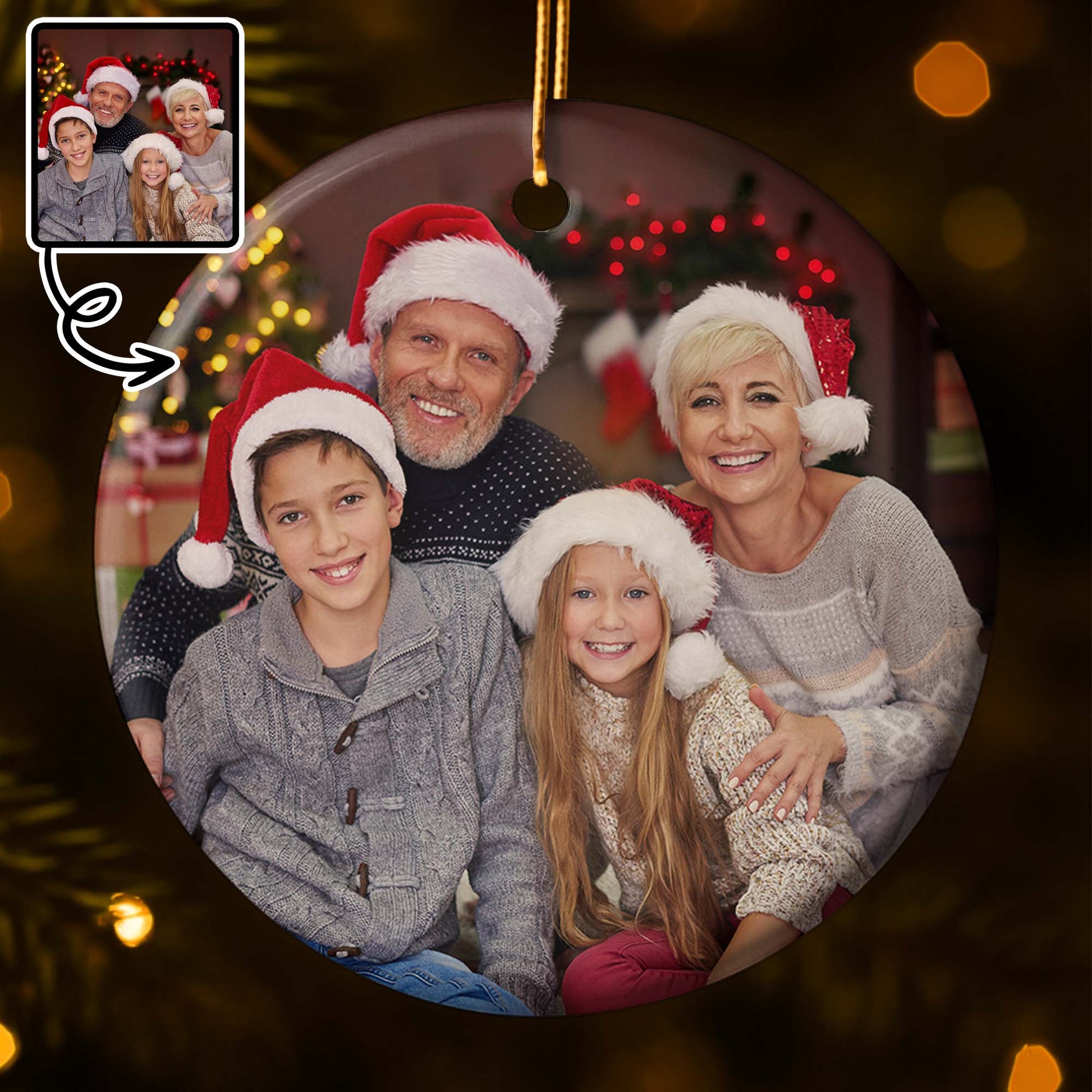 Create Lasting Holiday Memories Family Christmas Ornament