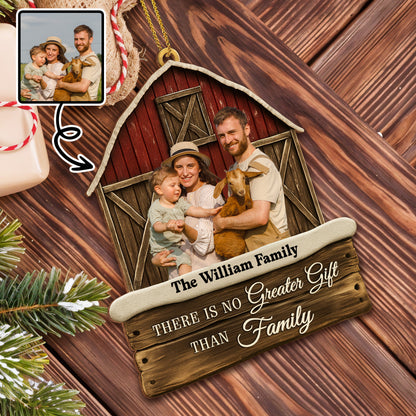 There Is No Greater Gift Than Family, Barn And Goat Design