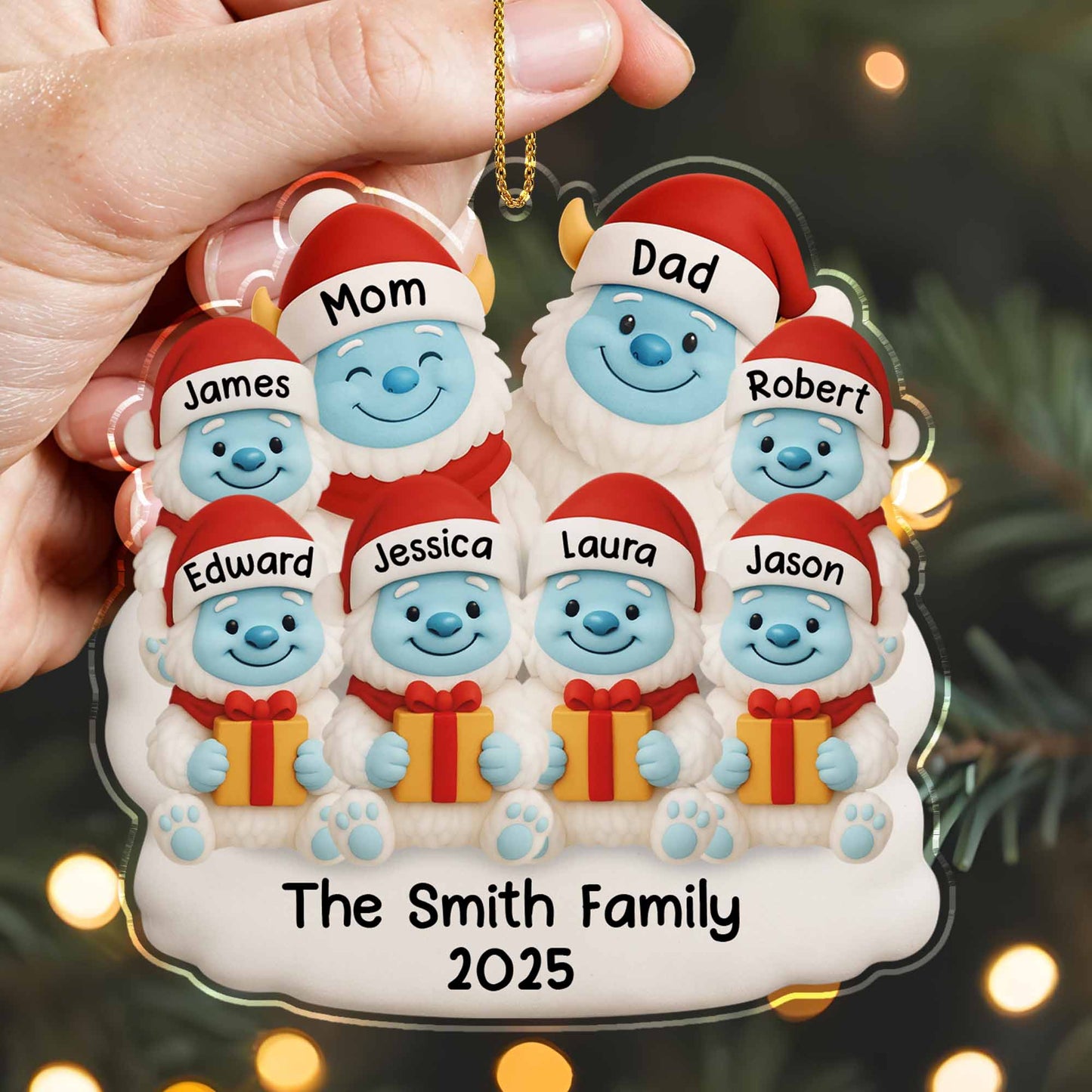 Celebrate Your Family Bond With Snowman And Gifts
