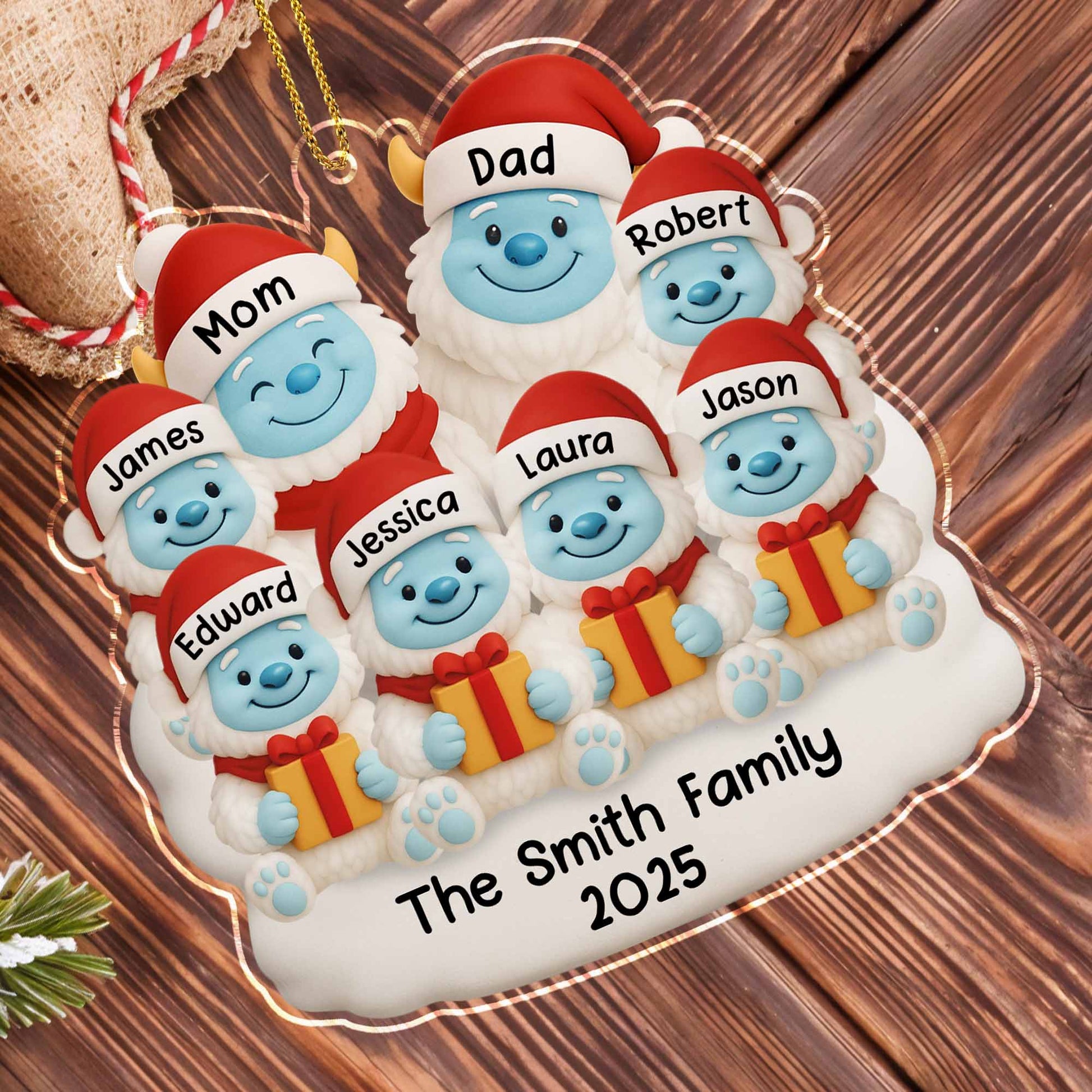 Celebrate Your Family Bond With Snowman And Gifts
