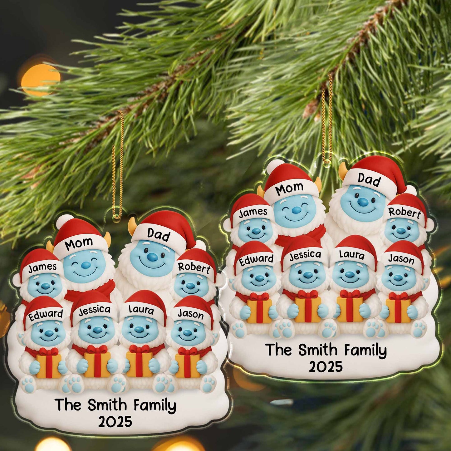 Celebrate Your Family Bond With Snowman And Gifts