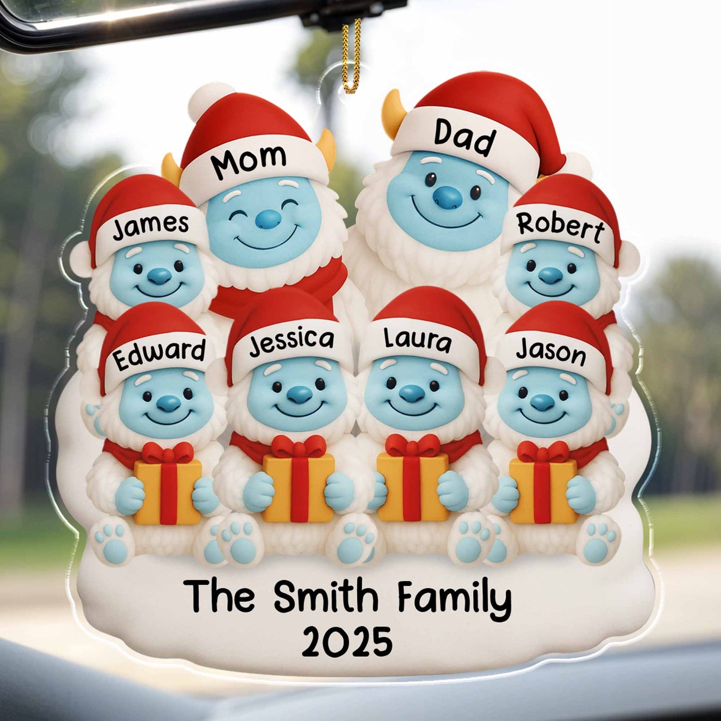 Celebrate Your Family Bond With Snowman And Gifts