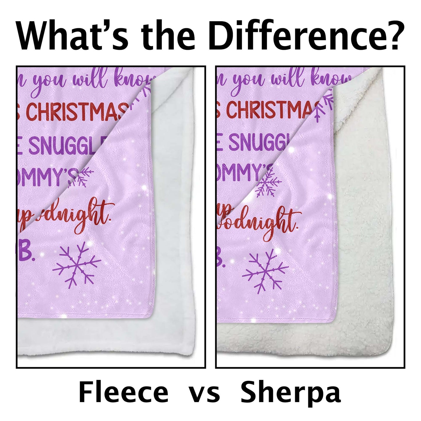 Grand-mère m'a dit que tu étais génial, échographie, sapin de Noël - Couverture personnalisée - FAM524_BLK