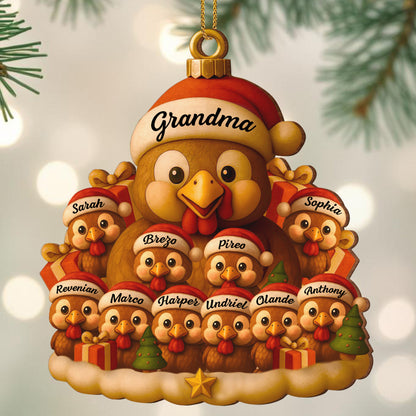 To Grandma With Turkeys and Chicks