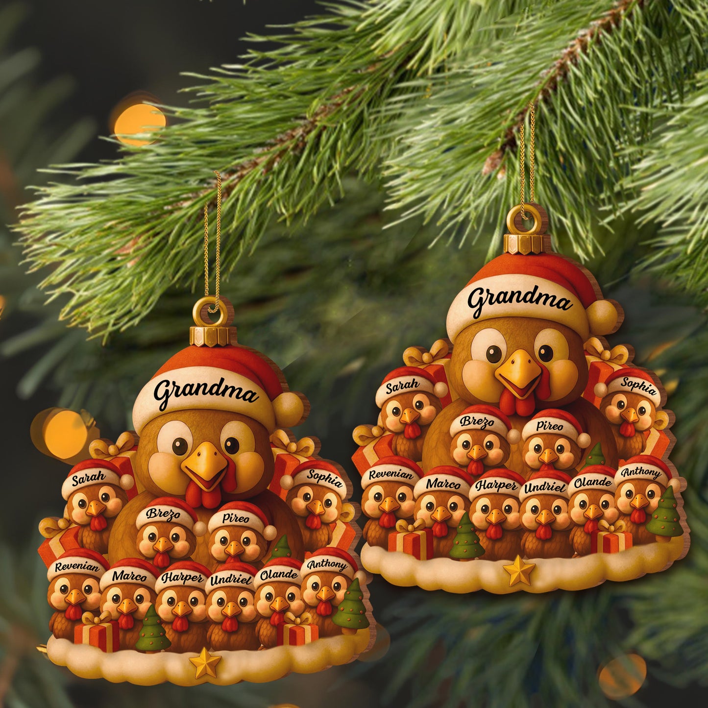 To Grandma With Turkeys and Chicks