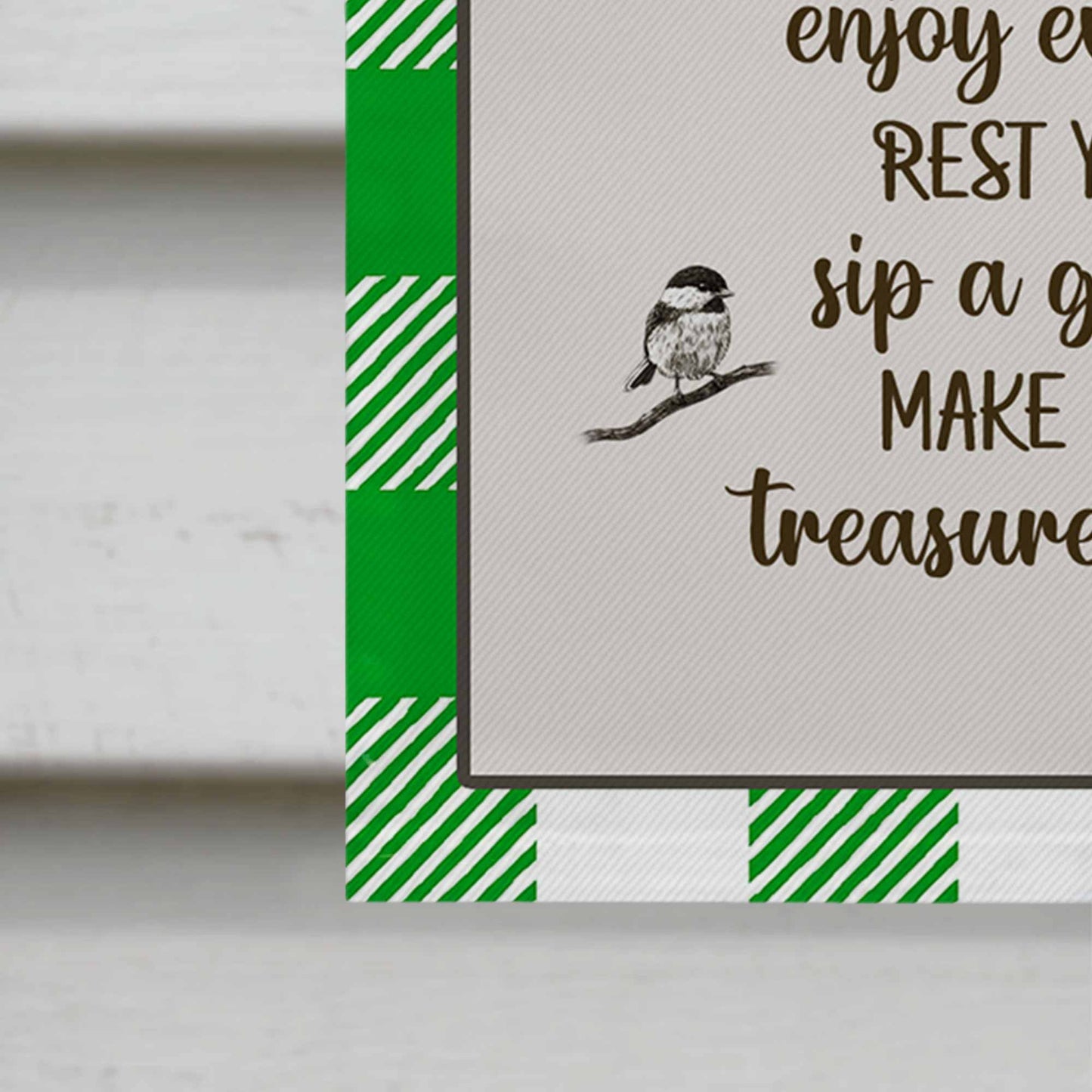 Porch Rules Sit and Relax Listen To The Birds