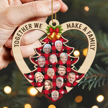 Together We Make A Family Tree Ornament With Photos