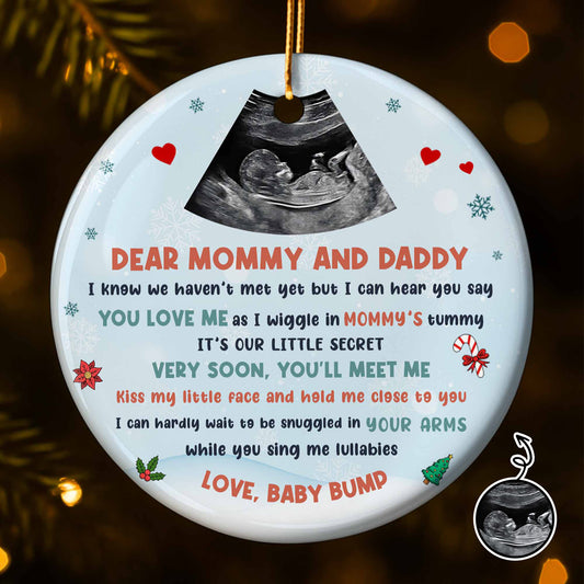 Dear Mommy And Daddy, Soon You'll Meet Me