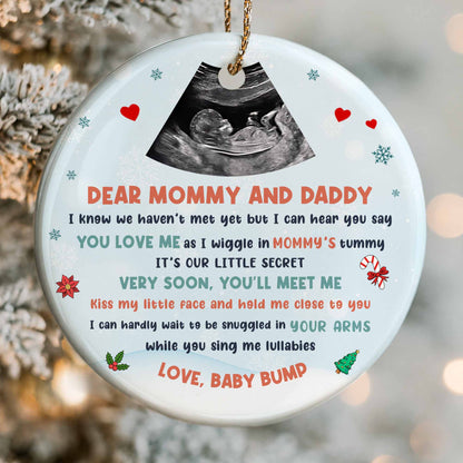 Dear Mommy And Daddy, Soon You'll Meet Me