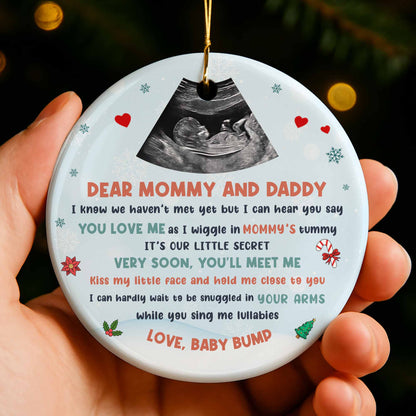 Dear Mommy And Daddy, Soon You'll Meet Me