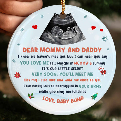 Dear Mommy And Daddy, Soon You'll Meet Me