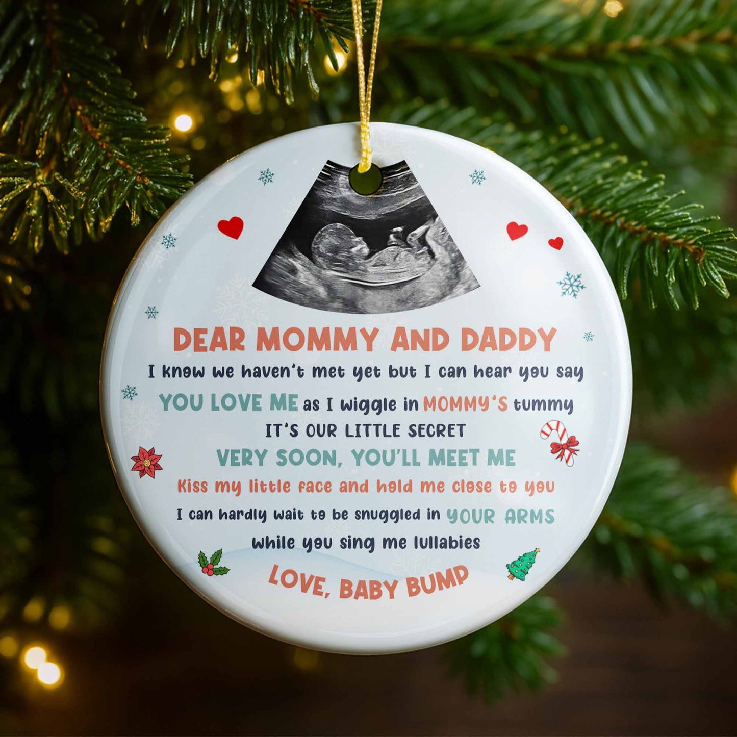 Dear Mommy And Daddy, Soon You'll Meet Me