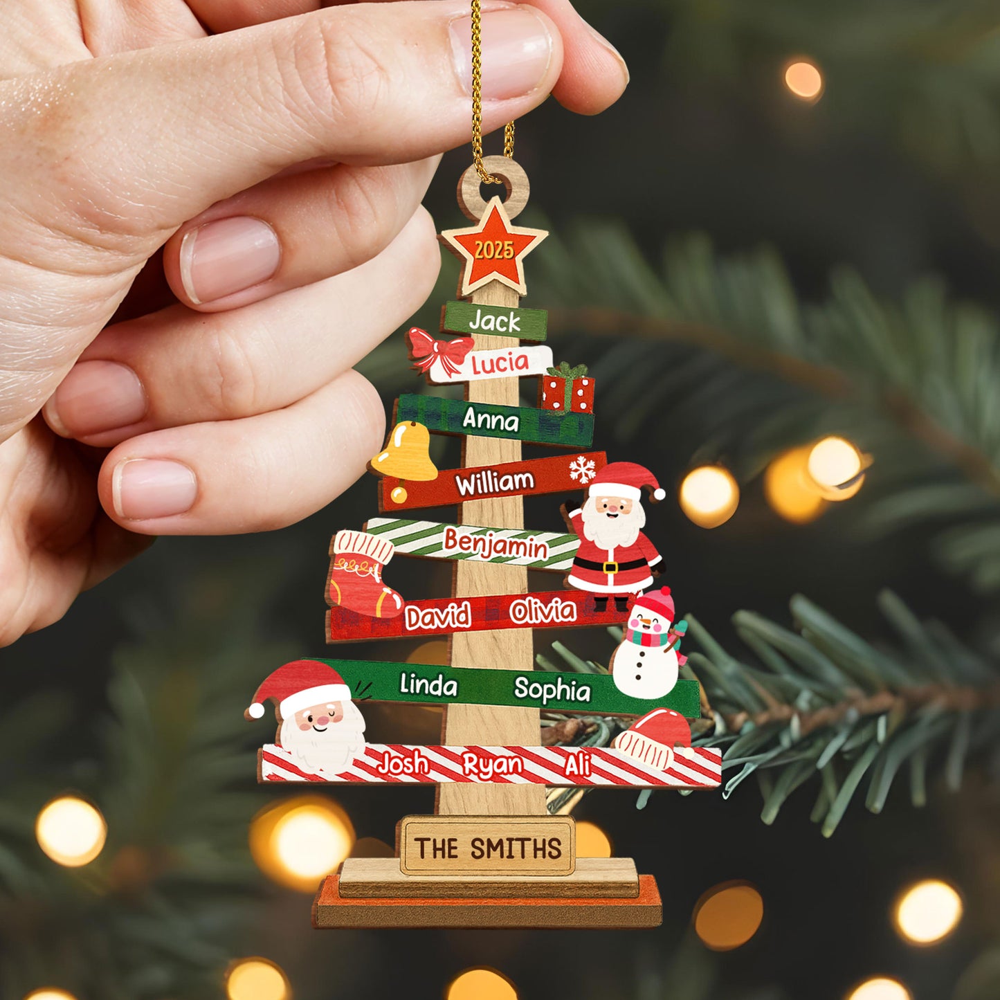 Celebrate Your Family With A Personalized Festive Christmas Tree