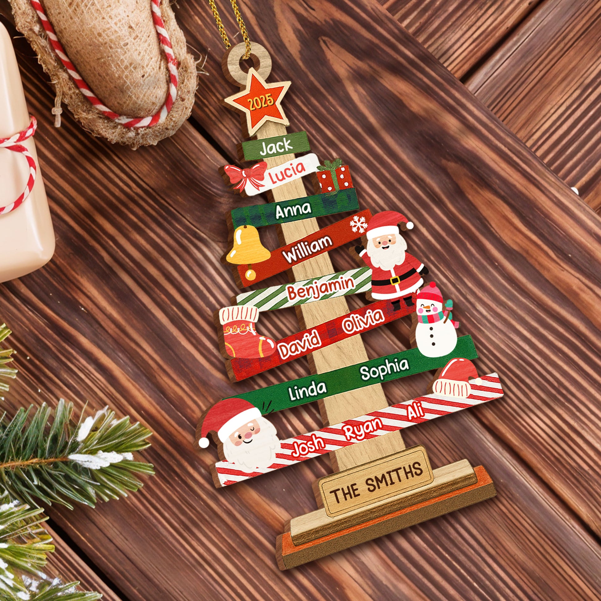 Celebrate Your Family With A Personalized Festive Christmas Tree