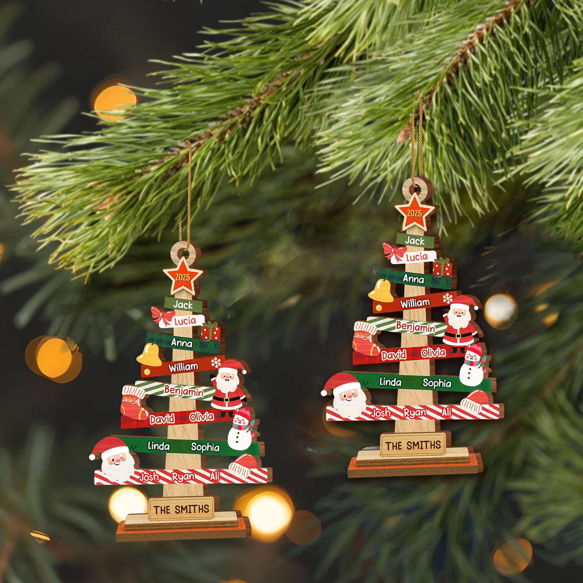 Celebrate Your Family With A Personalized Festive Christmas Tree