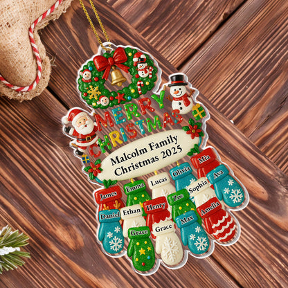 Merry Christmas Family Stockings And Festive Icons