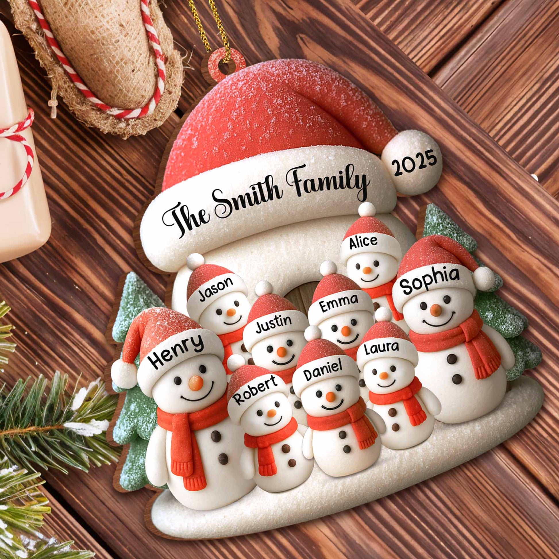 Celebrate Your Family With Adorable Snowmen