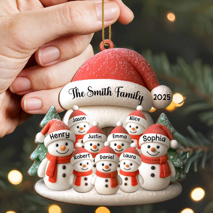 Celebrate Your Family With Adorable Snowmen