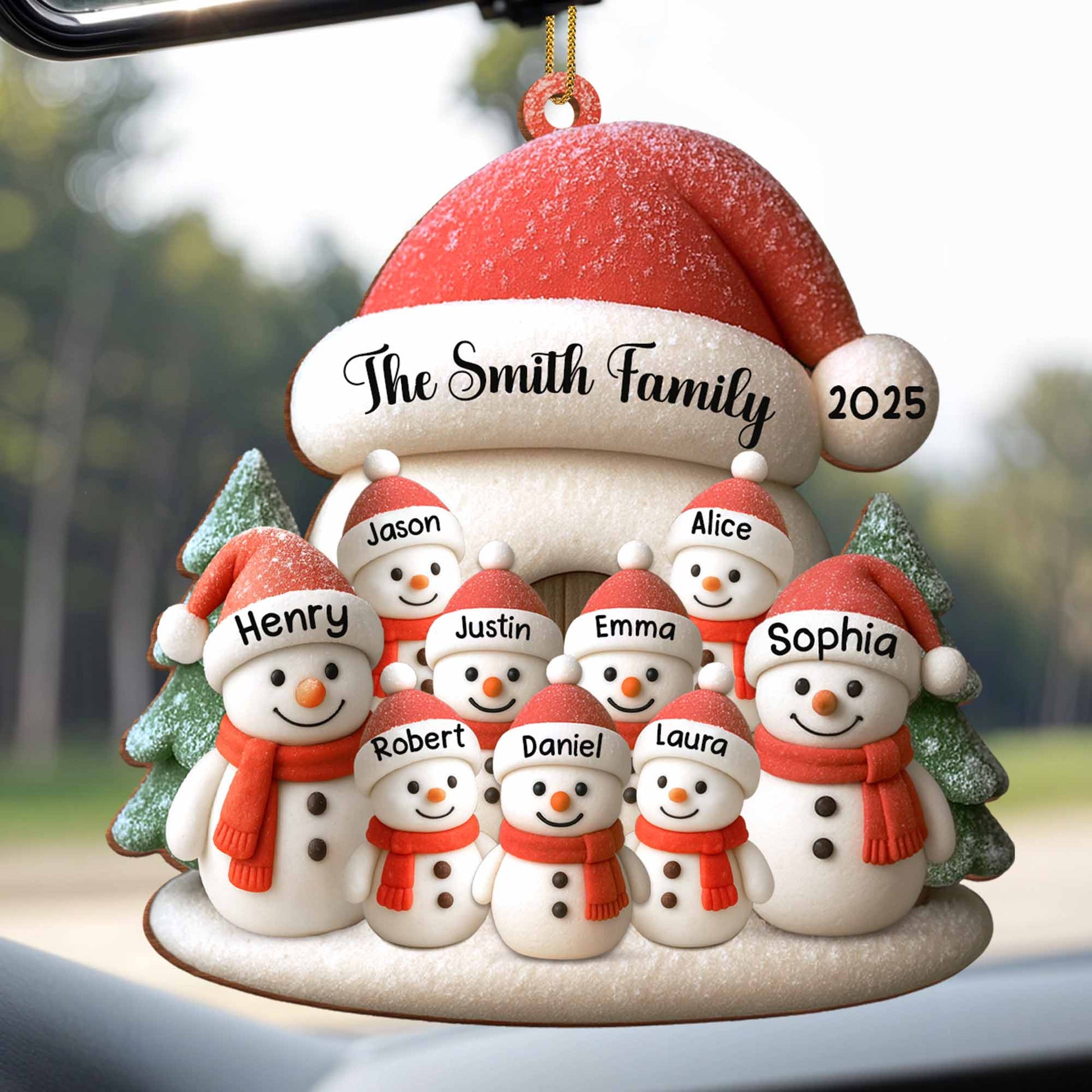 Celebrate Your Family With Adorable Snowmen