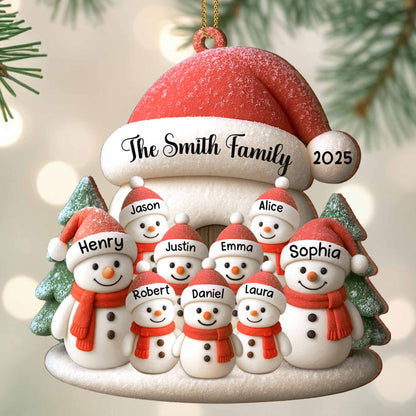Celebrate Your Family With Adorable Snowmen