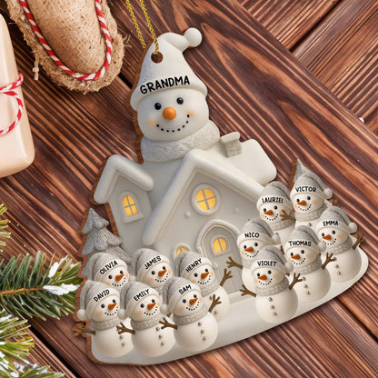 Celebrate Warmth And Joy With Snowman Family Holiday Ornament