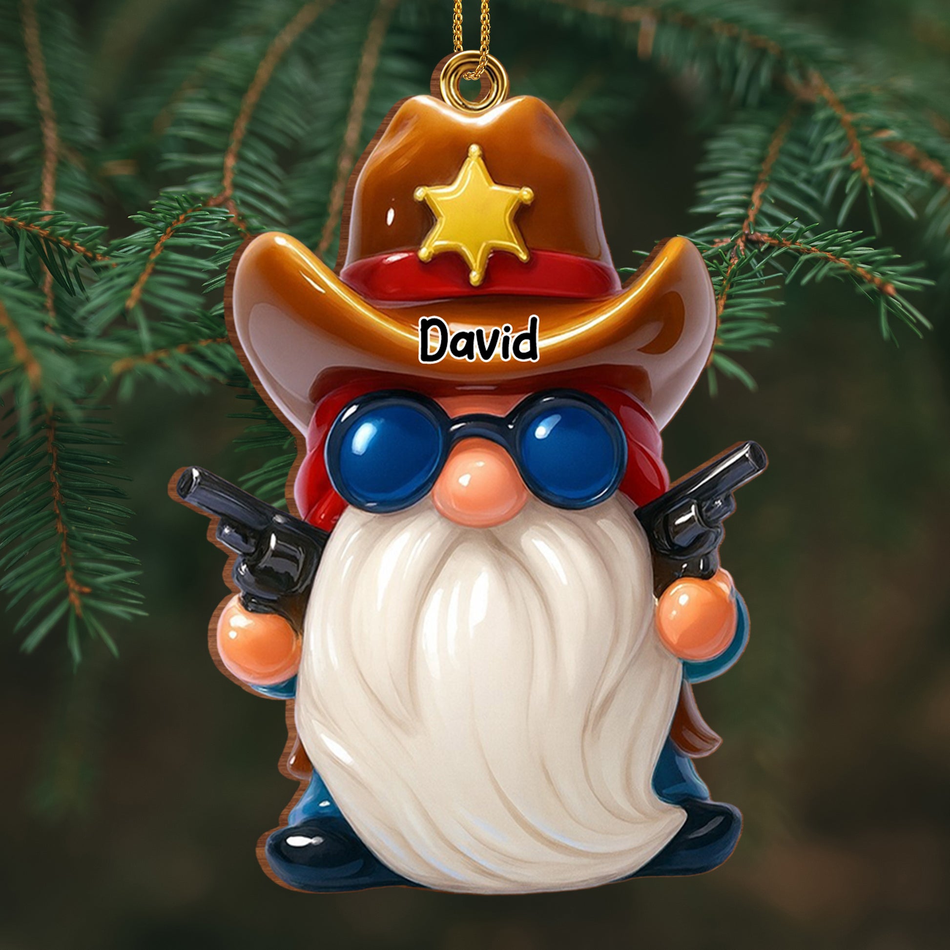 Celebrate A Fun-Filled Christmas With Cowboy Santa Ornaments