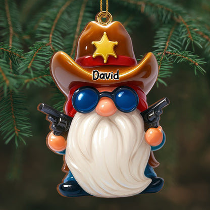 Celebrate A Fun-Filled Christmas With Cowboy Santa Ornaments