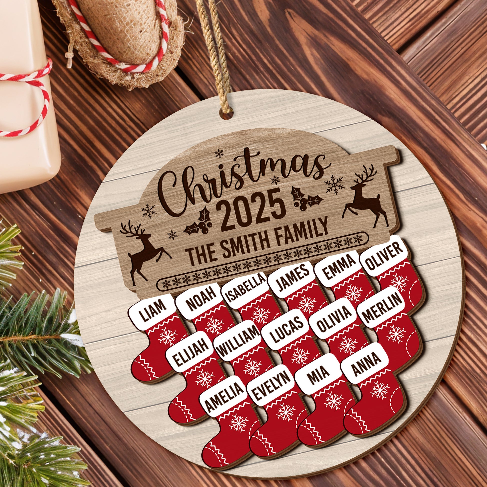 Celebrate Christmas With A Personalized Family Ornament