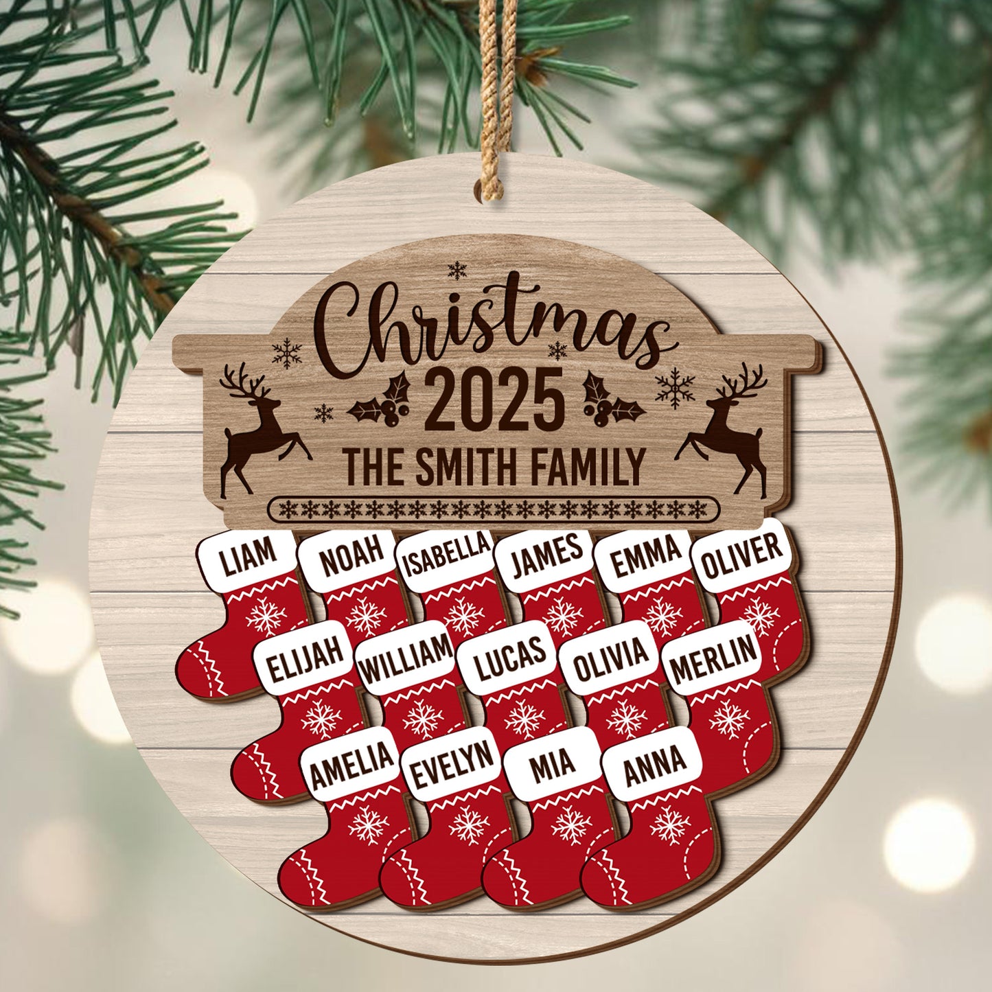 Celebrate Christmas With A Personalized Family Ornament