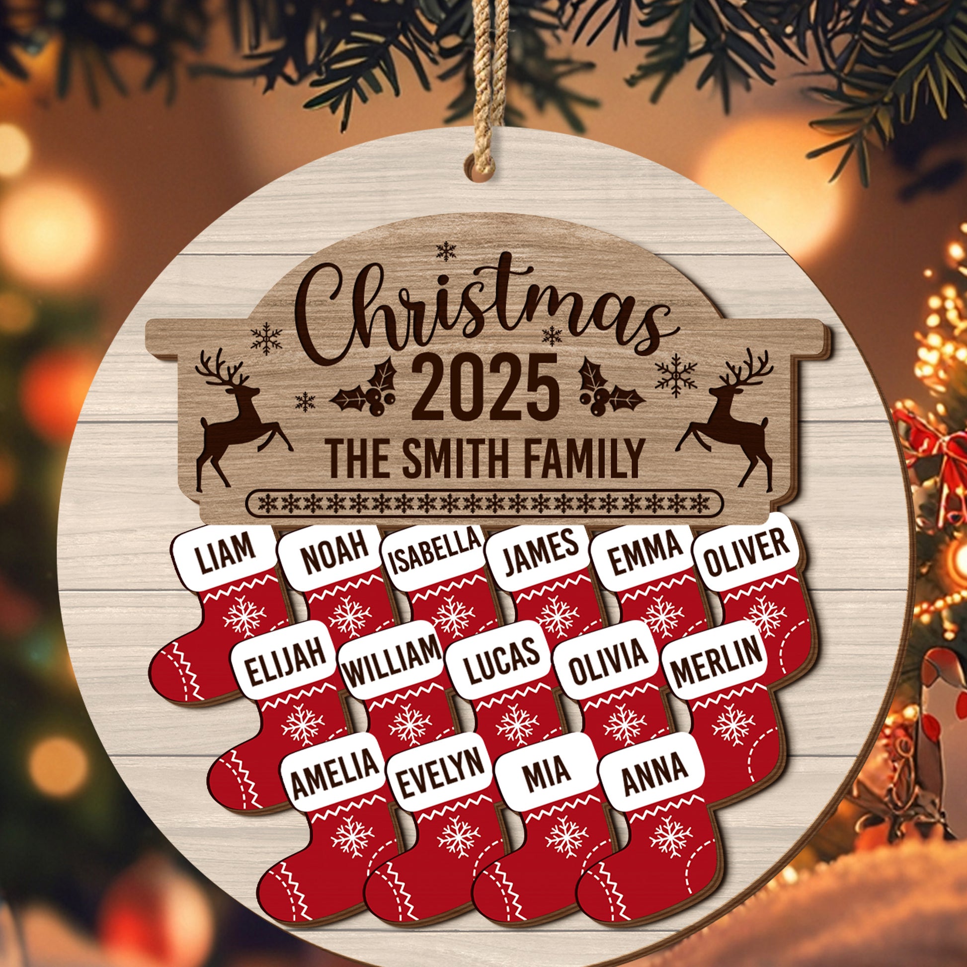 Celebrate Christmas With A Personalized Family Ornament