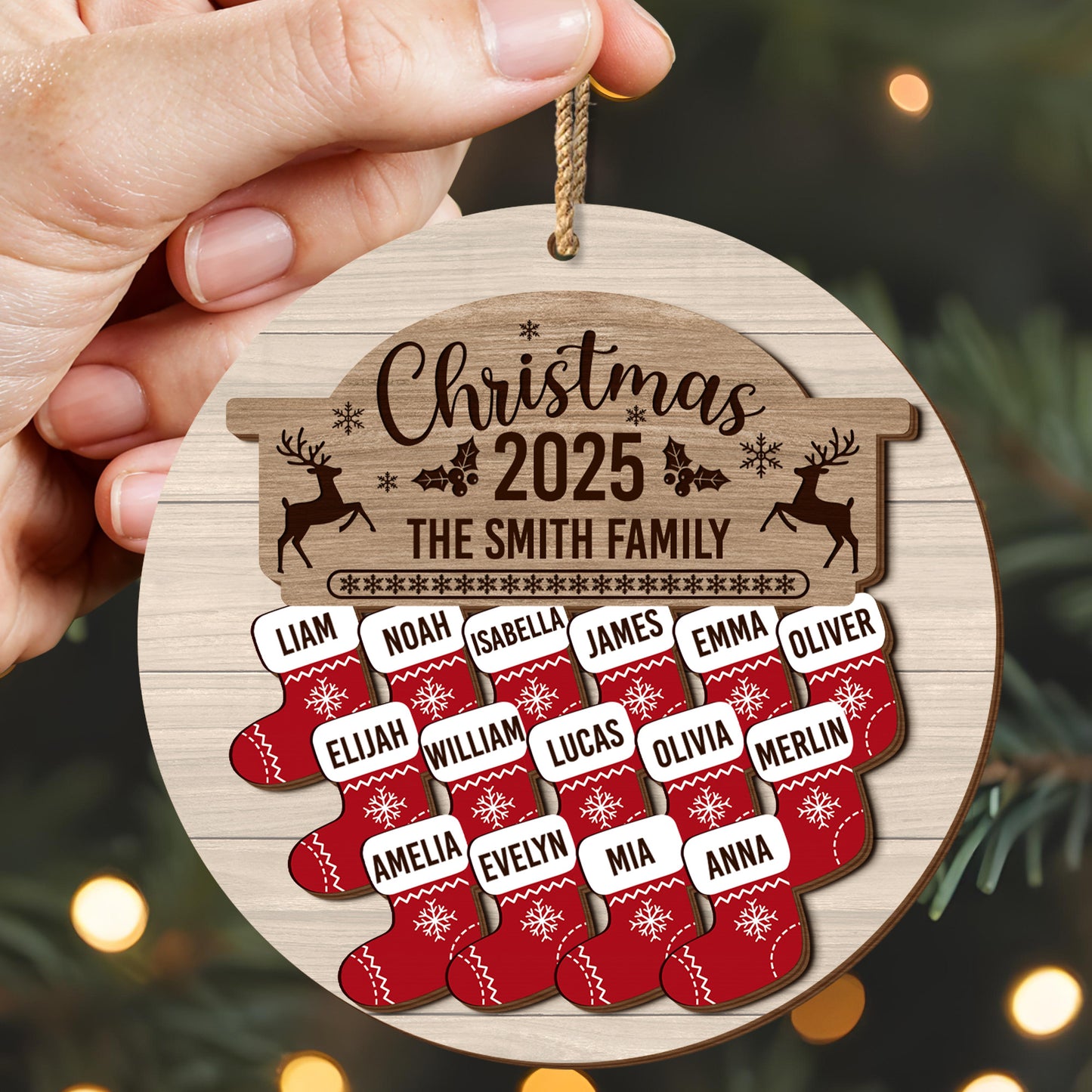 Celebrate Christmas With A Personalized Family Ornament