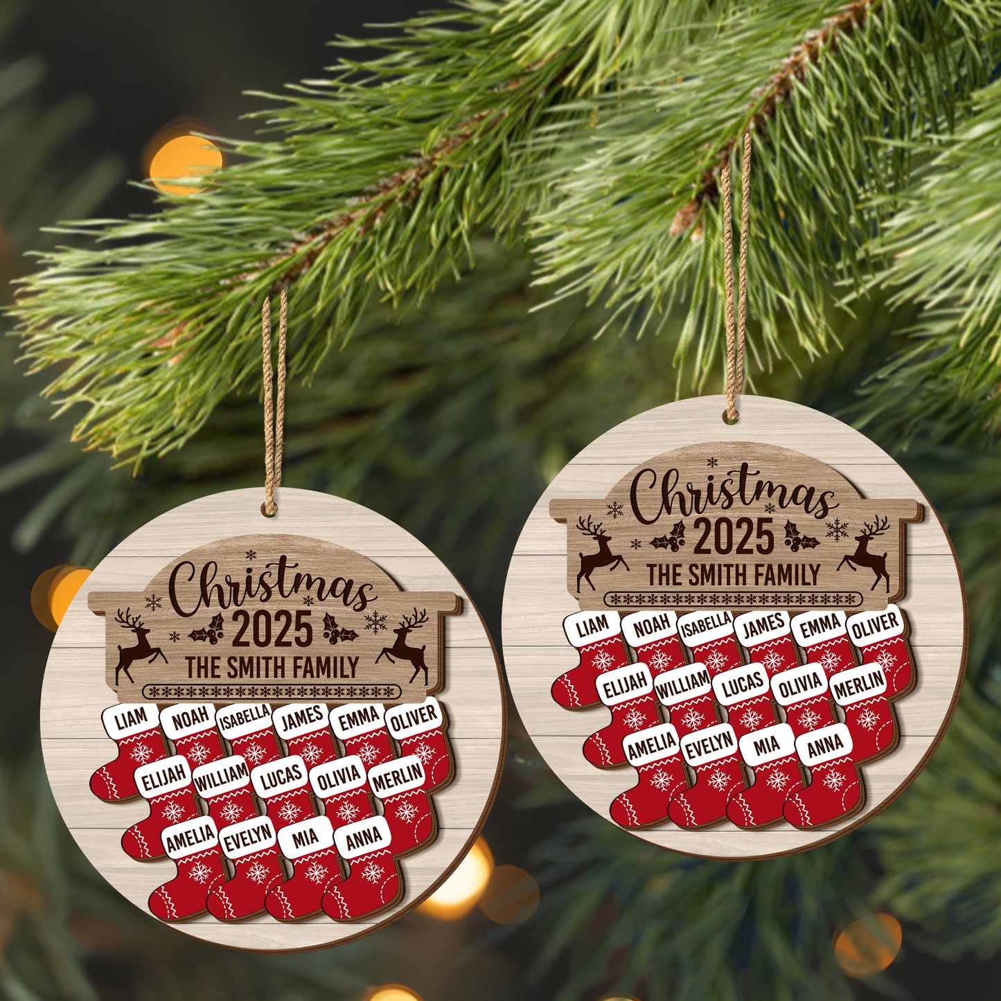 Celebrate Christmas With A Personalized Family Ornament