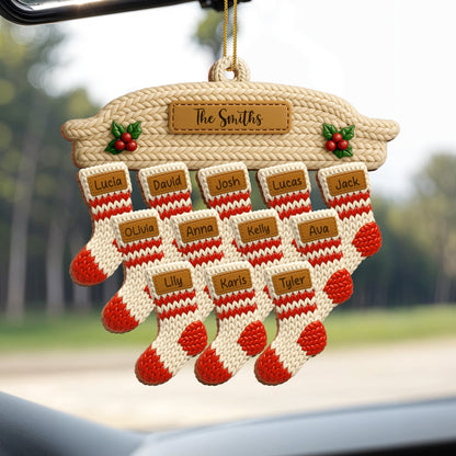 Celebrate Family With Customizable Stocking Ornament