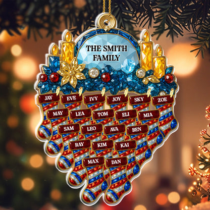 Customize Family Members With Gems And Stockings