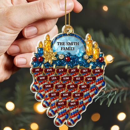 Customize Family Members With Gems And Stockings