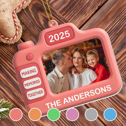 Making Memories Together Camera Ornament