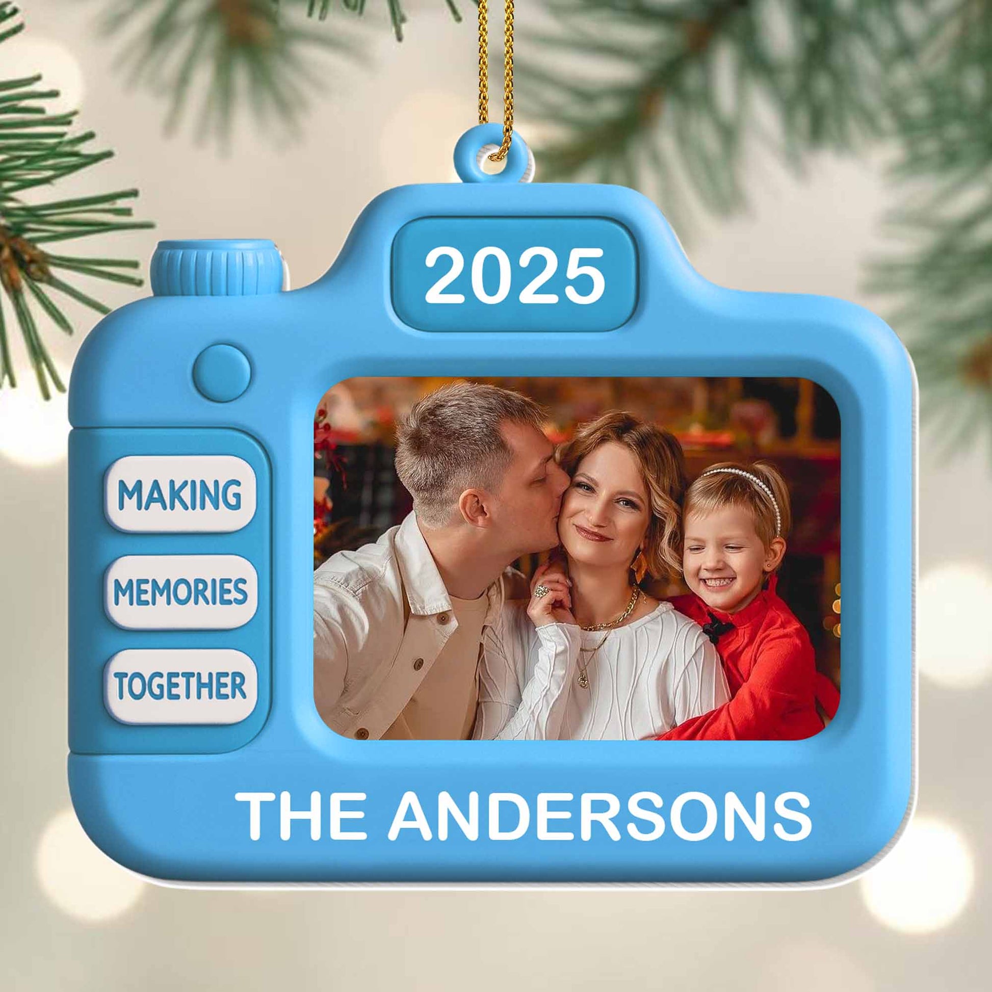 Making Memories Together Camera Ornament