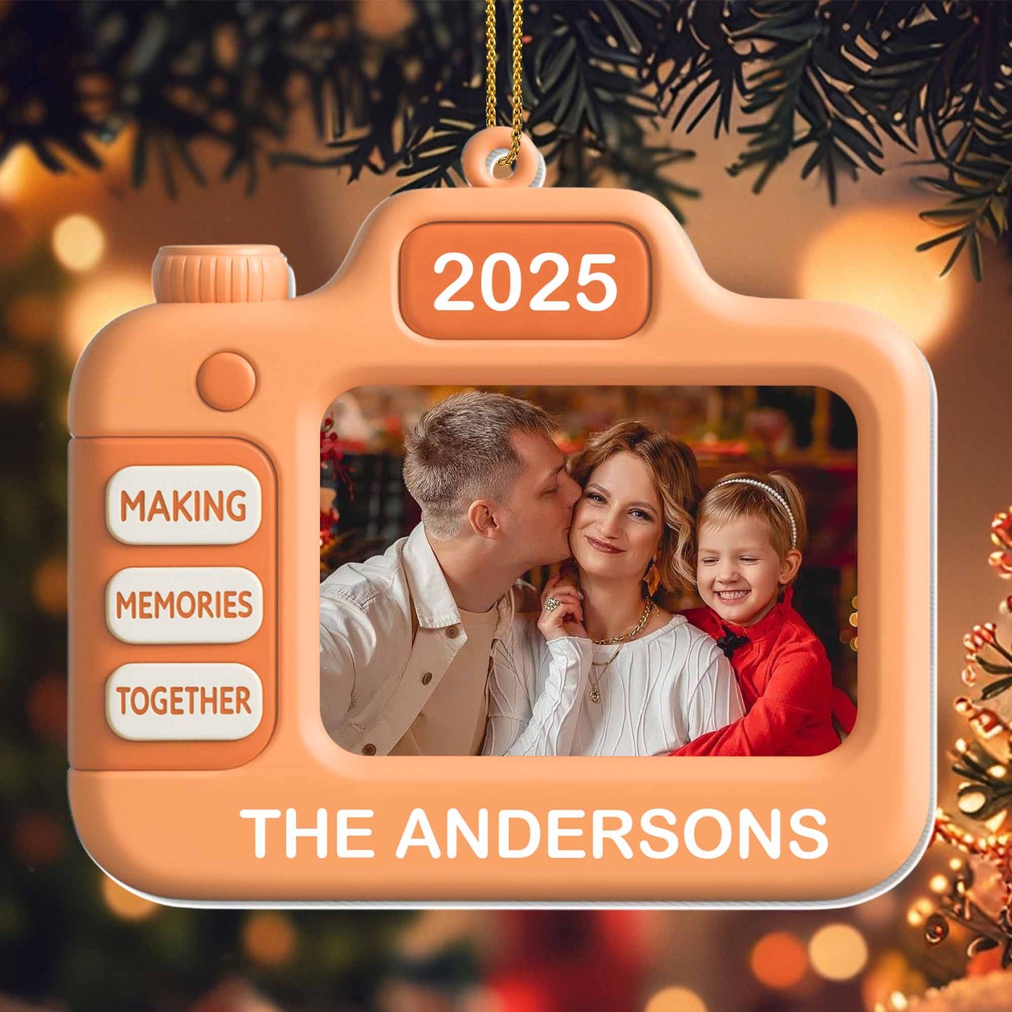 Making Memories Together Camera Ornament