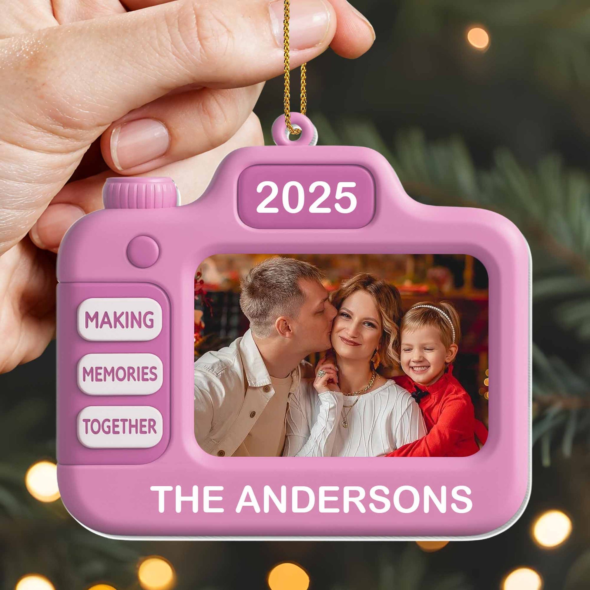 Making Memories Together Camera Ornament