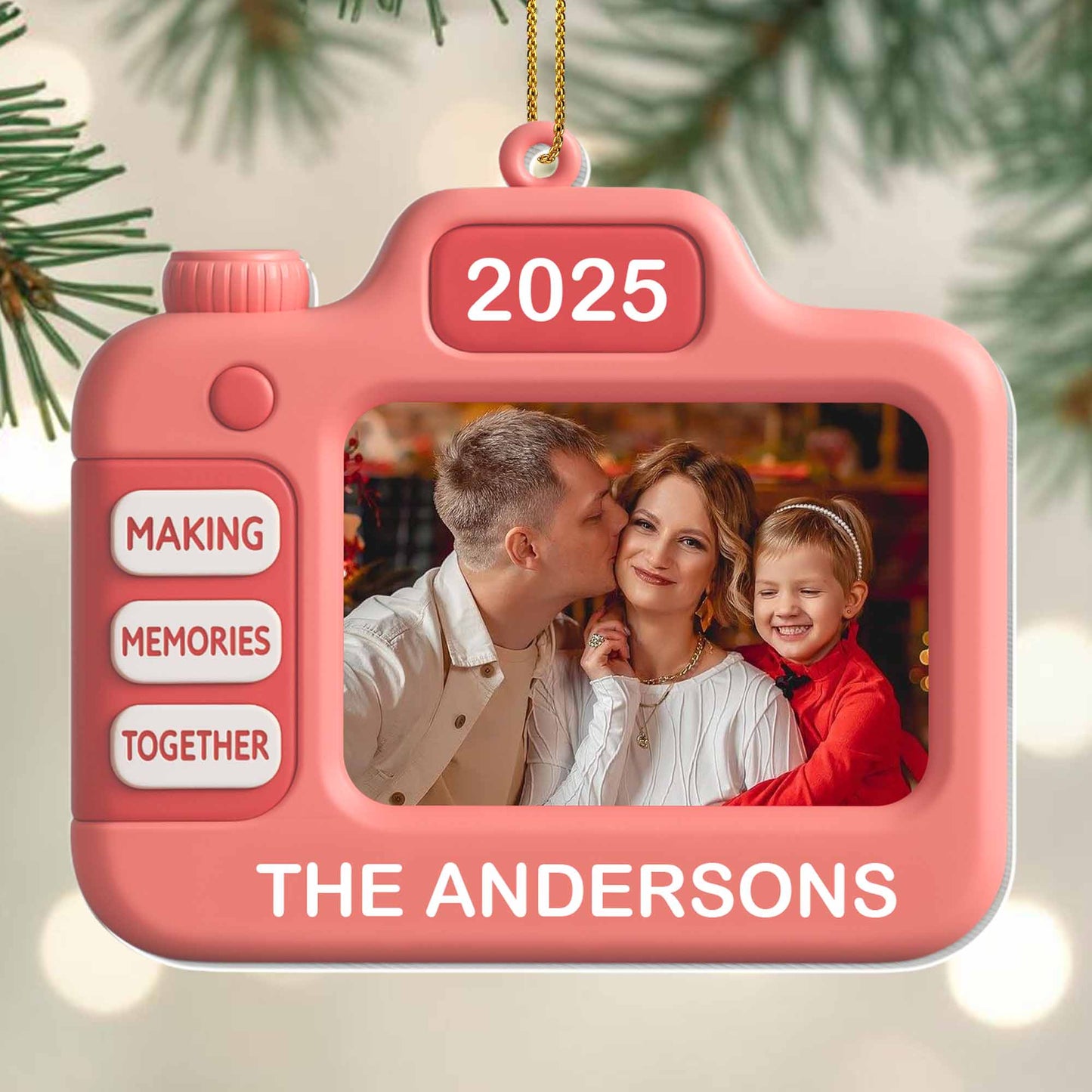 Making Memories Together Camera Ornament